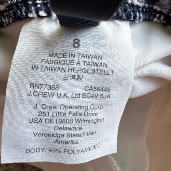 J. Crew Gingham One-Piece Swimsuit - Picture 8 of 10